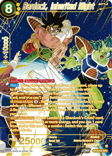 BT18-107 - Bardock, Inherited Might - Special Rare