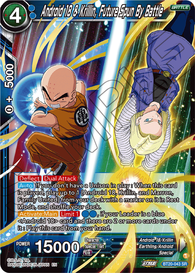 BT20-043 - Android 18 & Krillin, Super-Powered Spouses - Super Rare