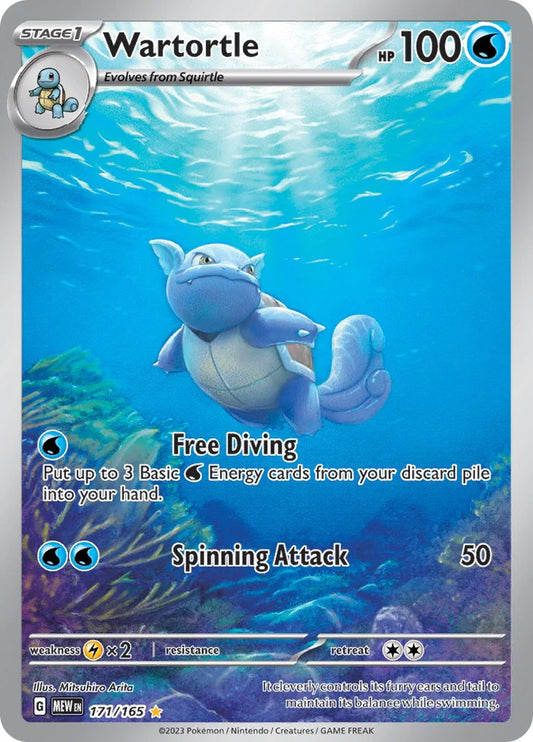 WARTORTLE (171/165) [SCARLET & VIOLET: 151]