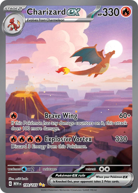 CHARIZARD EX (199/165) [SCARLET & VIOLET: 151]
