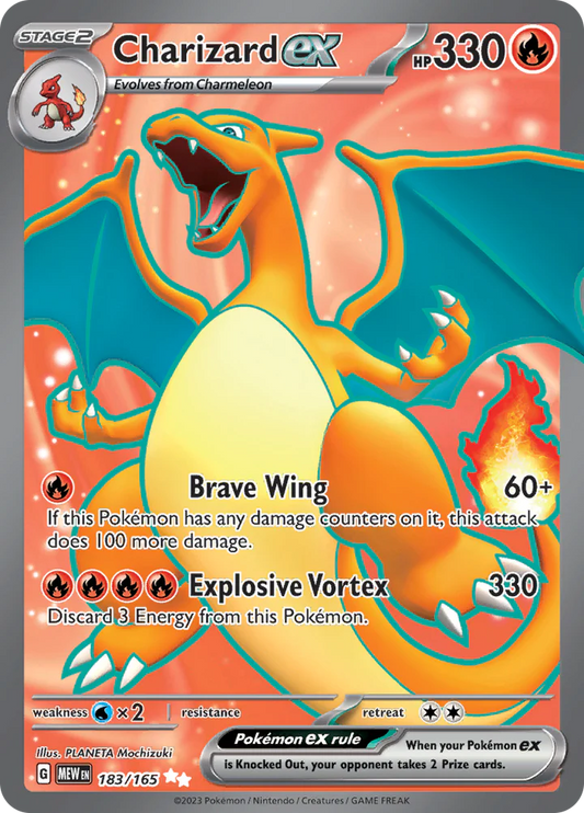 CHARIZARD EX (183/165) [SCARLET & VIOLET: 151]
