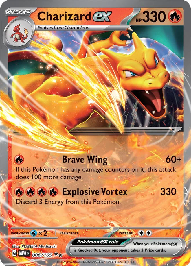 CHARIZARD EX (006/165) [SCARLET & VIOLET: 151]