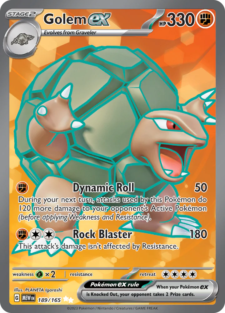 GOLEM EX (189/165) [SCARLET & VIOLET: 151]