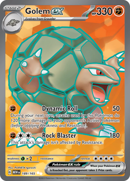 GOLEM EX (189/165) [SCARLET & VIOLET: 151]