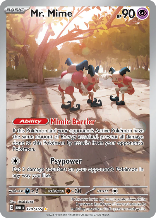 MR. MIME (179/165) [SCARLET & VIOLET: 151]
