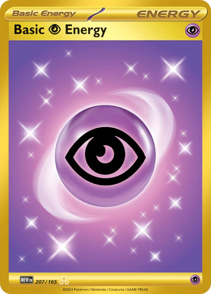 BASIC PSYCHIC ENERGY (207/165) [SCARLET & VIOLET: 151]