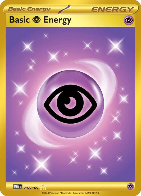 BASIC PSYCHIC ENERGY (207/165) [SCARLET & VIOLET: 151]