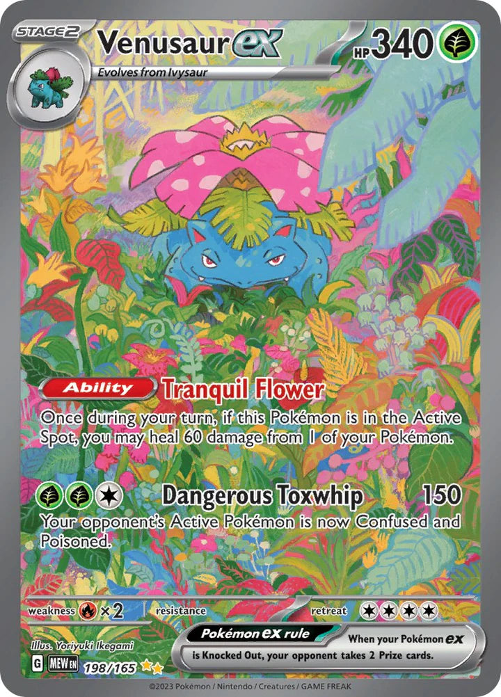 VENUSAUR EX (198/165) [SCARLET & VIOLET: 151]