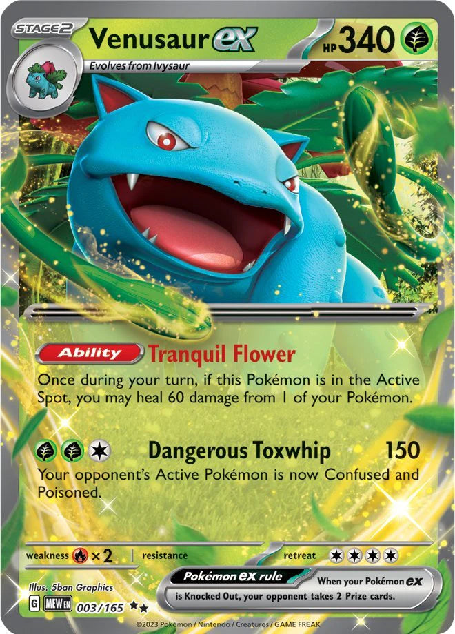 VENUSAUR EX (003/165) [SCARLET & VIOLET: 151]