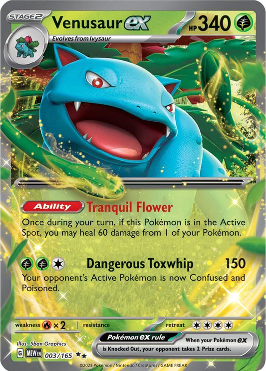 VENUSAUR EX (003/165) [SCARLET & VIOLET: 151]