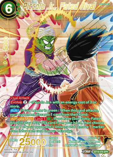 BT18-076 - Piccolo Jr., Fated Rival - Special Rare