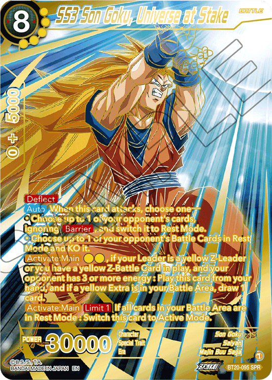 BT20-095 - SS3 Son Goku, Universe at Stake - Special Rare