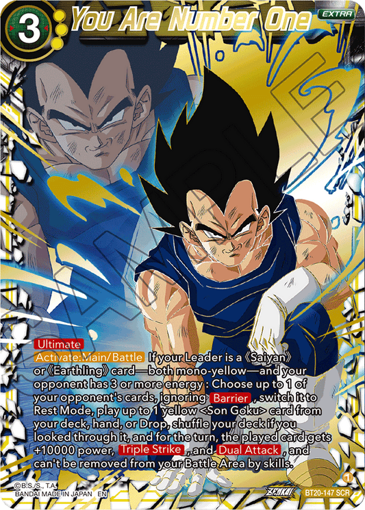 BT20-147 - You Are Number One - Secret Rare